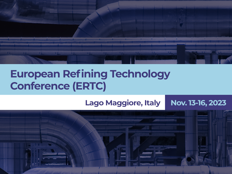 European Refining Technology Conference - Nov. 13-16, 2023 - Lago Maggiore, Italy USA